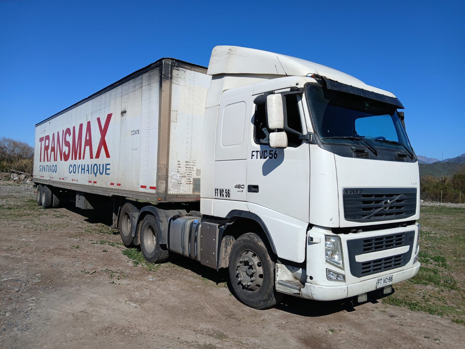 Rampla de TransMax con carga consolidada
